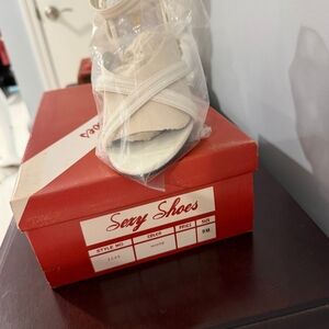 Stylish White Heels by